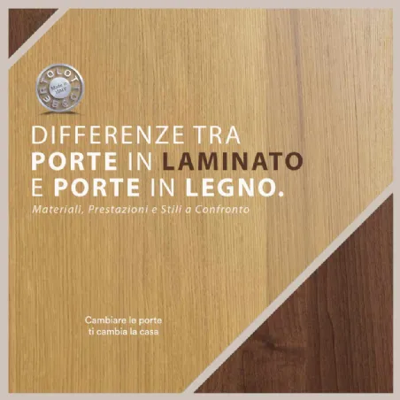 differenze tra porte in laminato e porte in legno