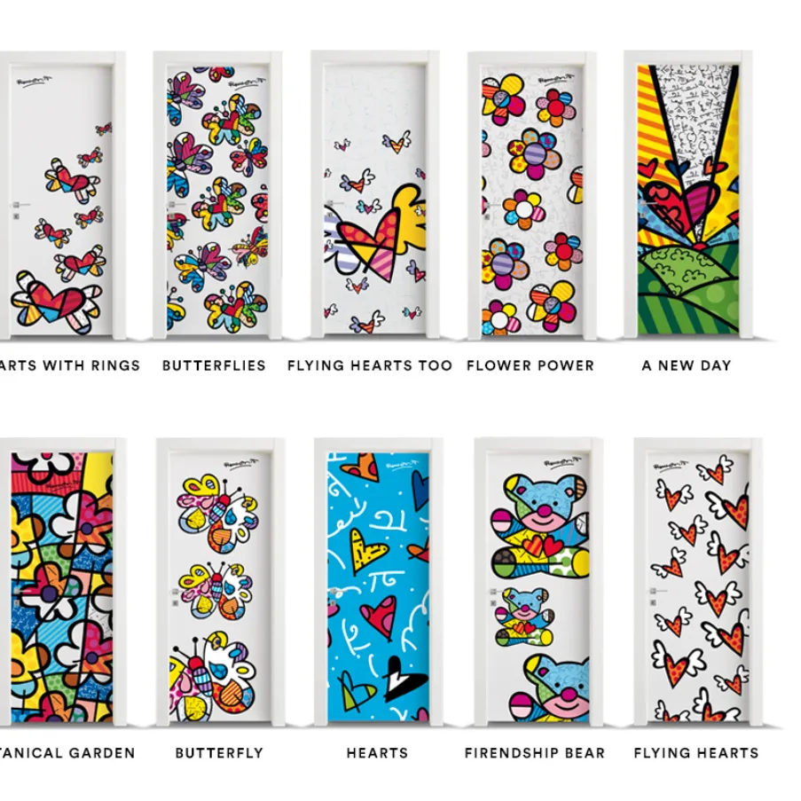 Romero Britto Miami Loves bertolotto porte