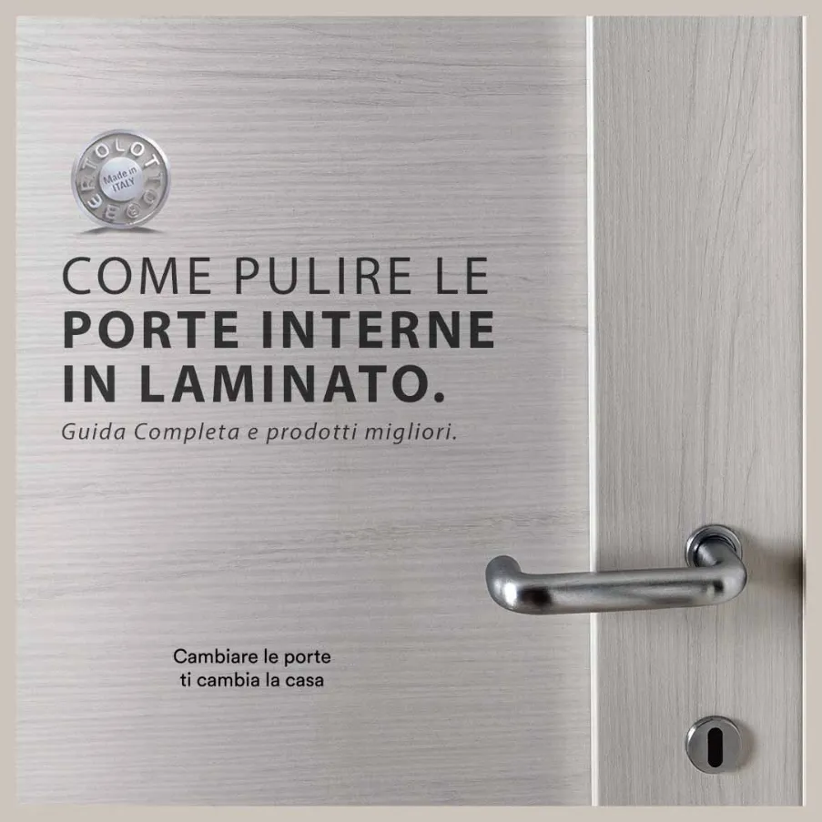 come luire porte interne laminato quali prodotti usare