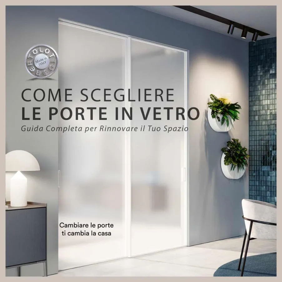 come scegliere porte in vetro moderne