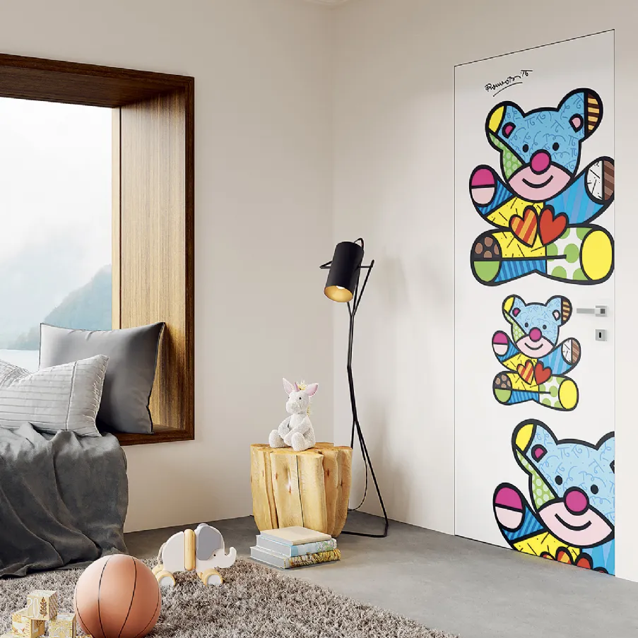 porte romero britto loves bertolotto filomuro rasomuro porte per interni