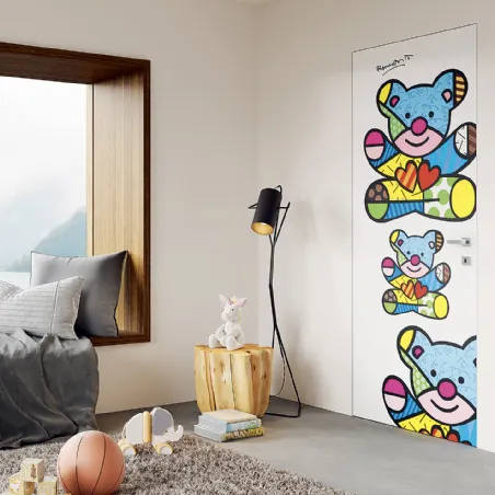 porte romero britto loves bertolotto filomuro rasomuro porte per interni