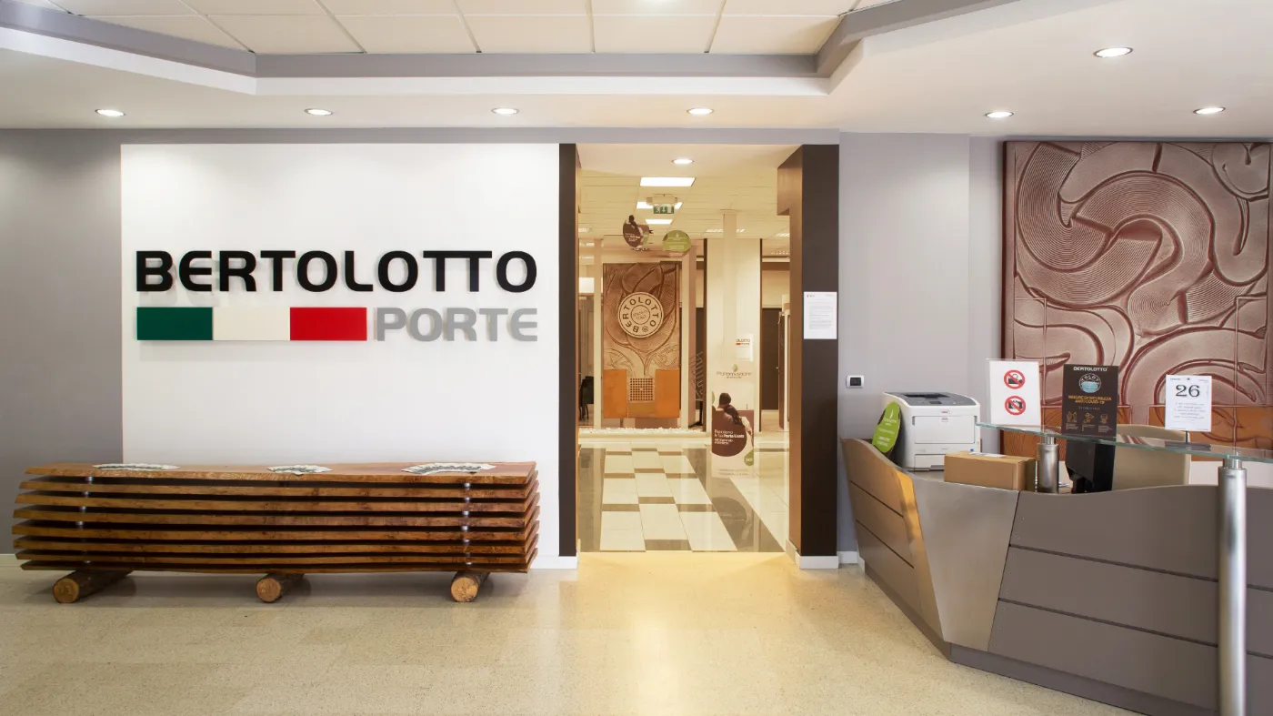 bertolotto porte flagship store torre san giorgio showroom porte