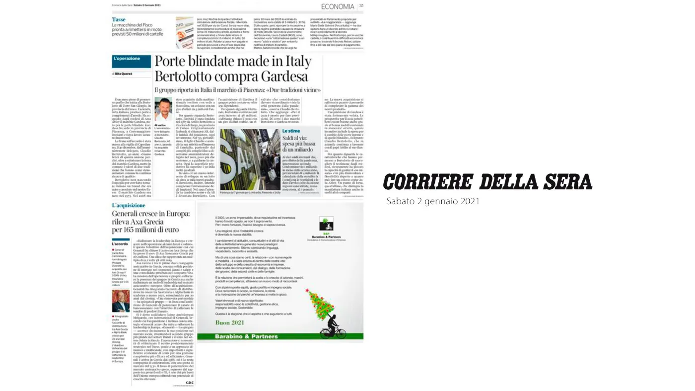 corriere della sera bertolotto porte interne