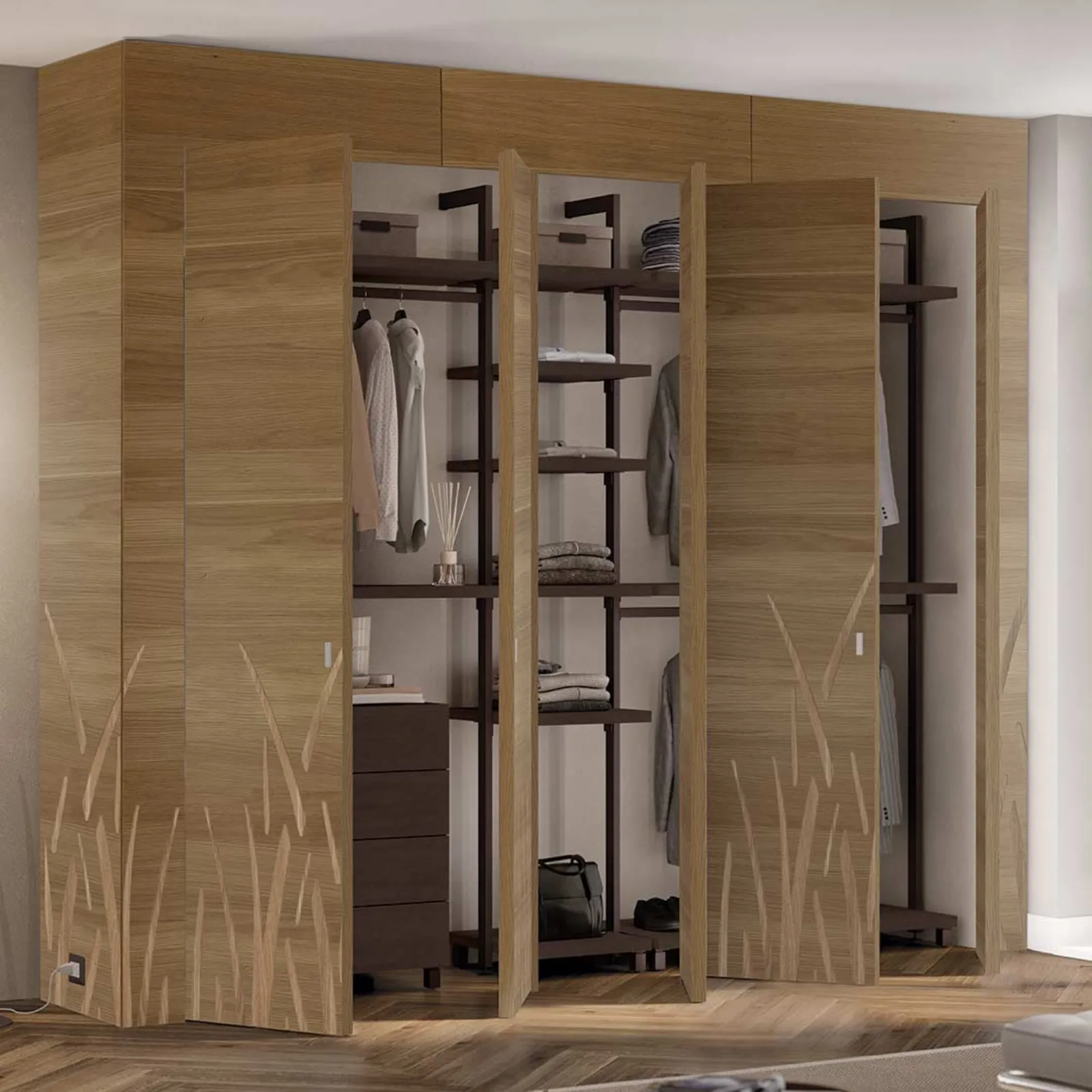 Ante in legno, laminato e vetro per cucine e armadi, su misura