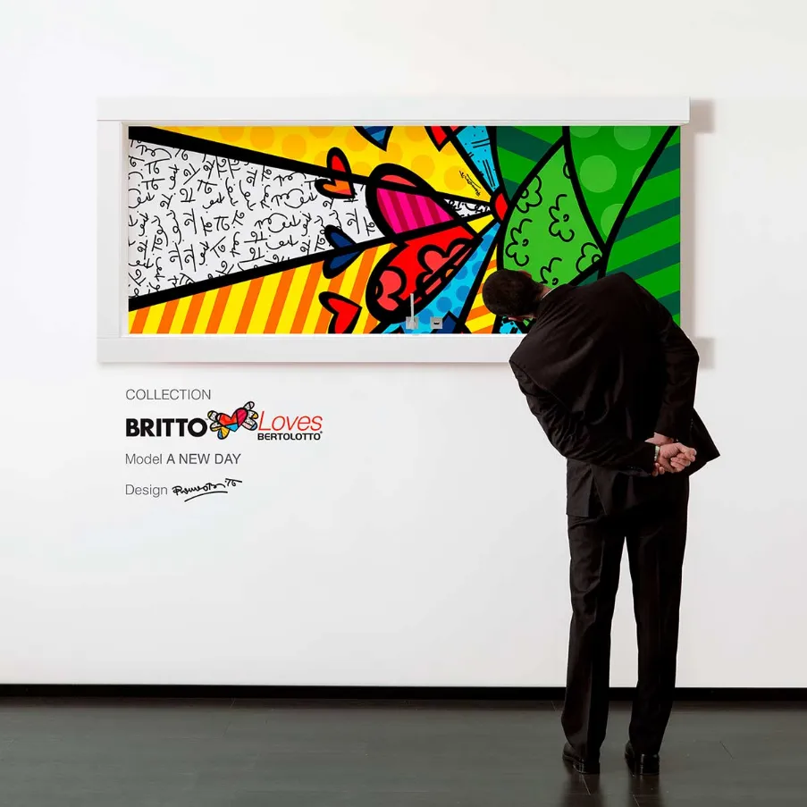 romero britto porte inderne di design bertolotto porte