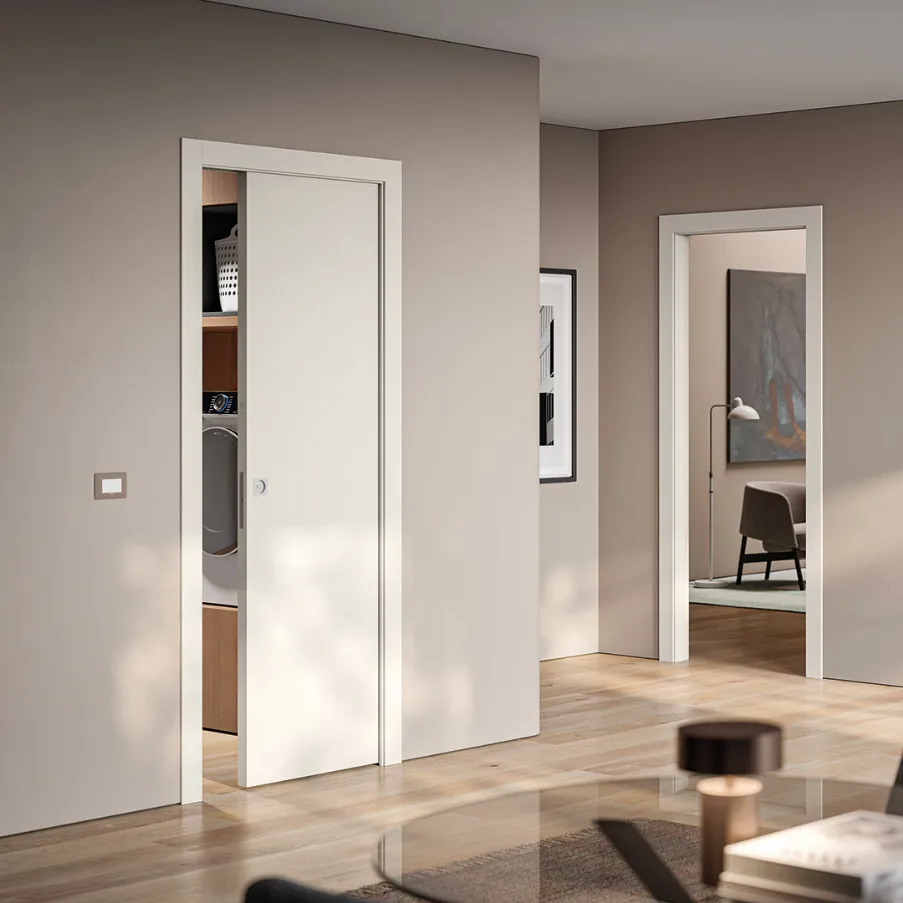 porte scorrevole scomparsa textile effetto legno bertolotto porte