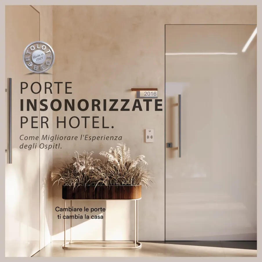 porte insonorizzate per hotel