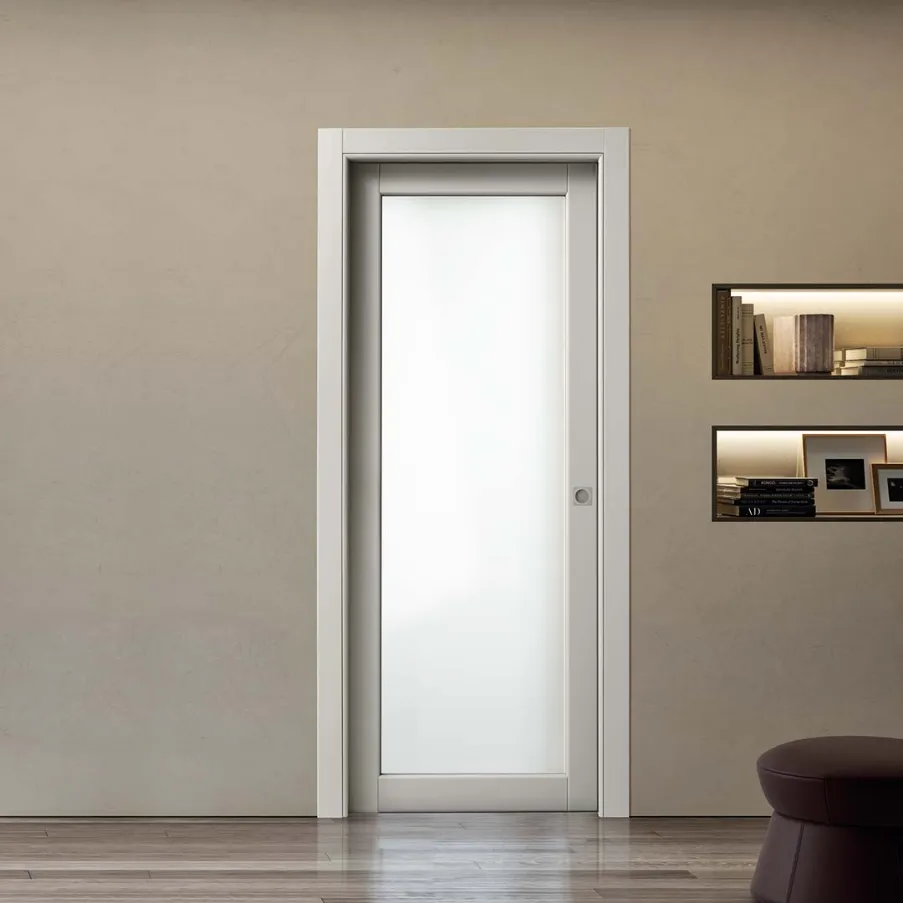 porte interne bertolotto porte con vetro satinato