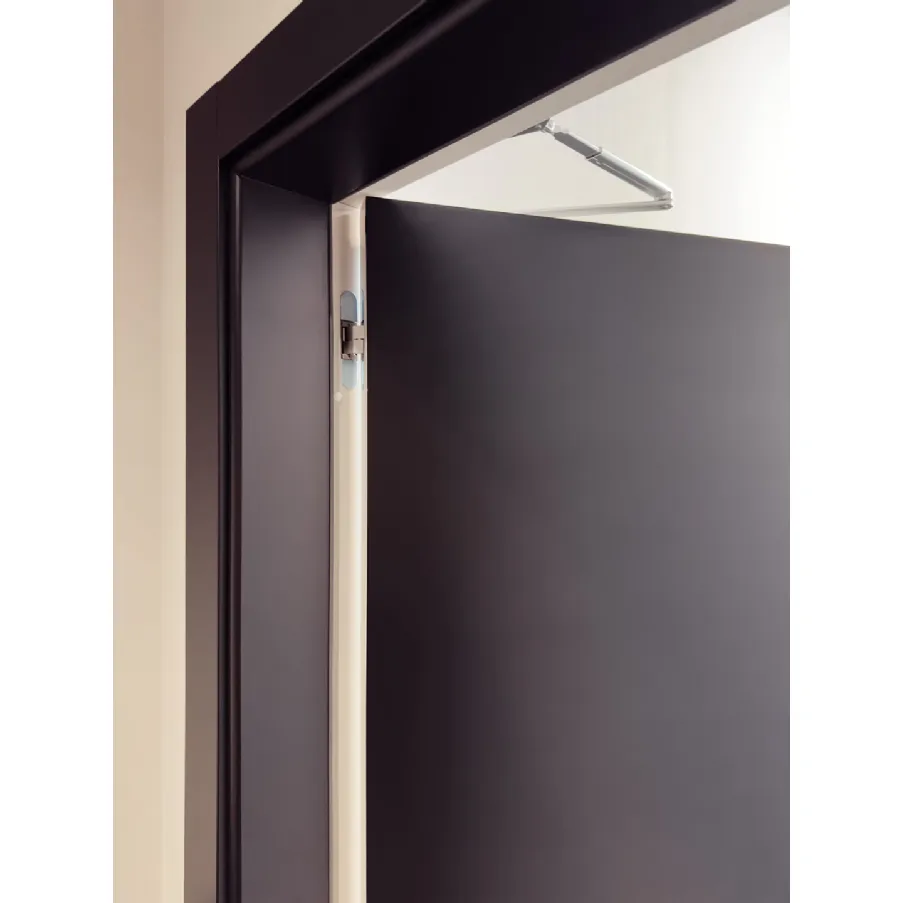 porta bifacciale con chiudiporta