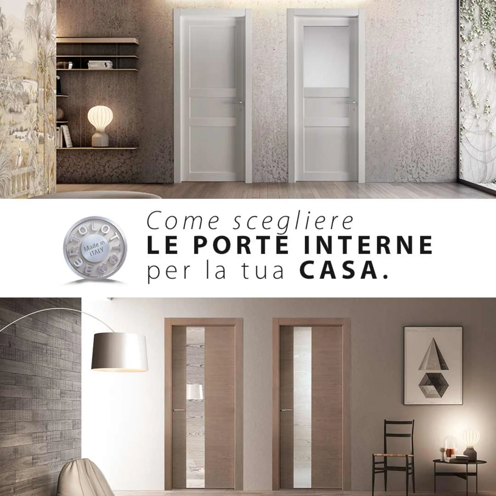 Come scegliere le porte interne: tipologie, colori e misure